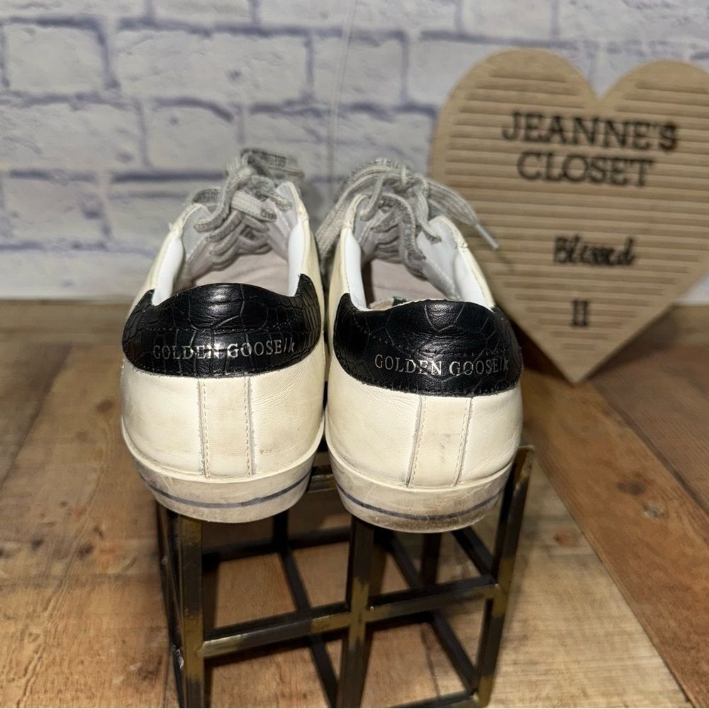 Golden goose “make it happen” sneakers green tongue - Picture 6 of 15